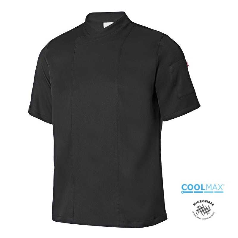 Chaqueta Cocina Microfibra Coolmax Manga Corta 405209