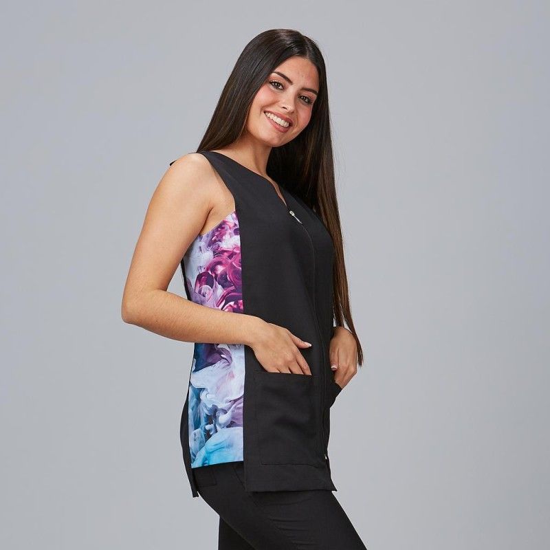 Blusa Negra Peluquería Mujer Tiaca