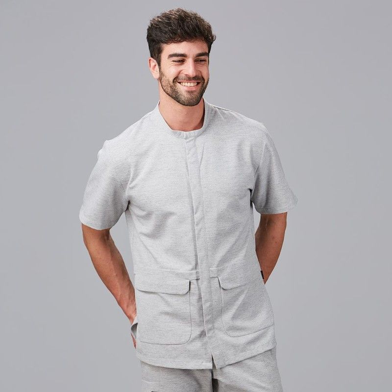 Blusa Gris Perla hombre Abedul