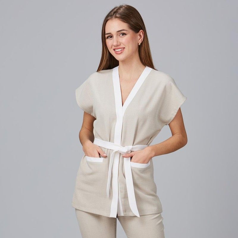 Blusa Peluquería Mujer X.Linen Loto