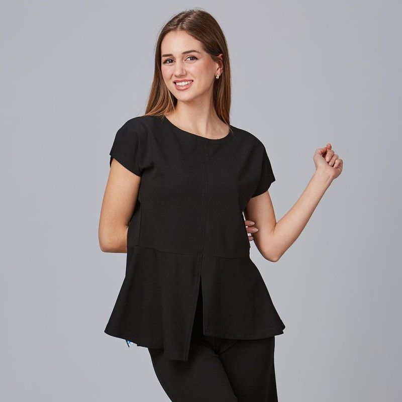 Blusa Peluquería Mujer Crepe Veza